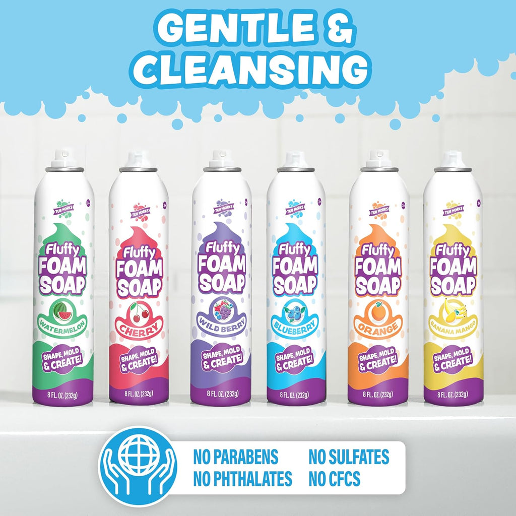 Fluffy Foam Bath Fun Pack