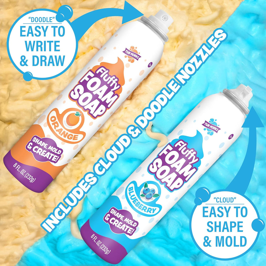 Fluffy Foam Bath Fun Pack