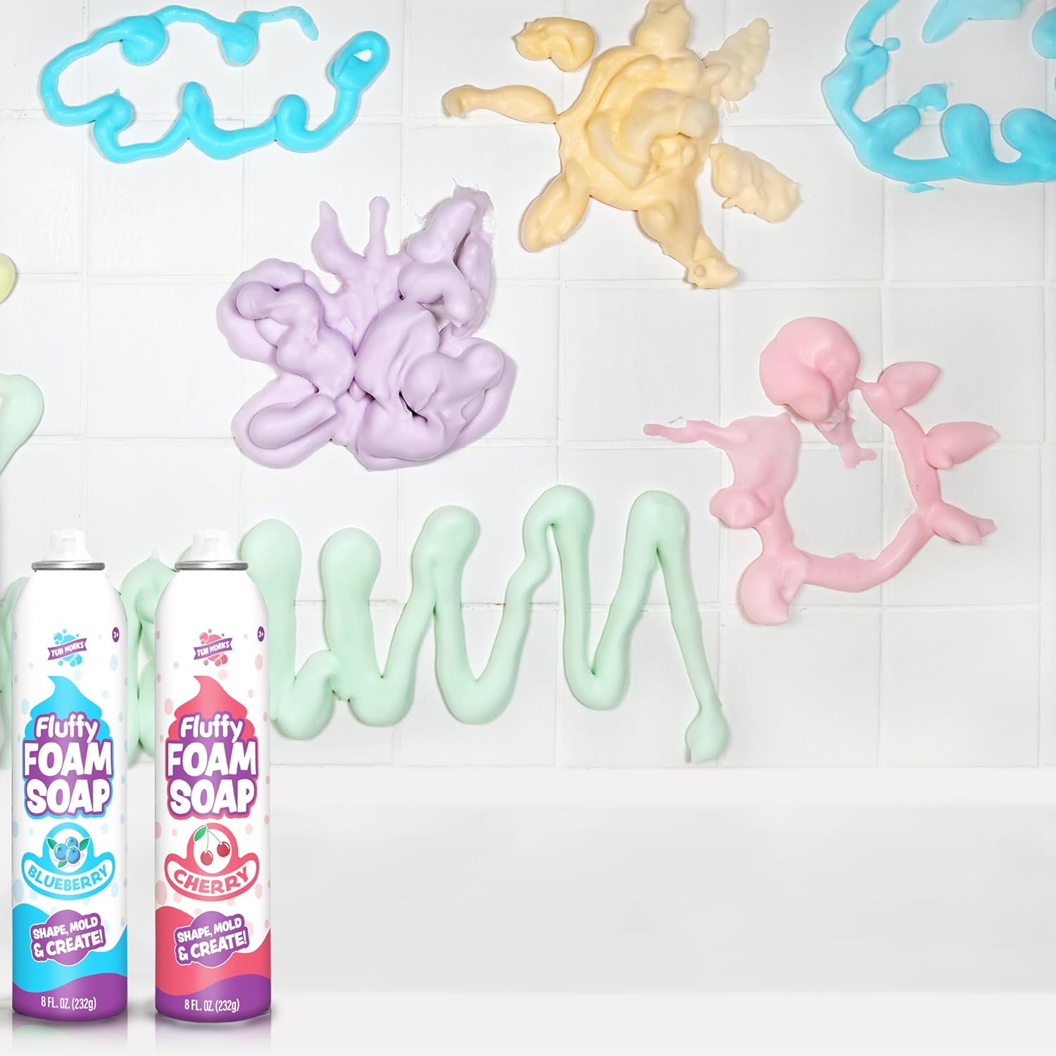 Fluffy Foam Bath Fun Pack